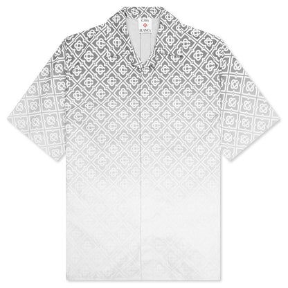 Gradient S S Cuban Collar Shirt Grey