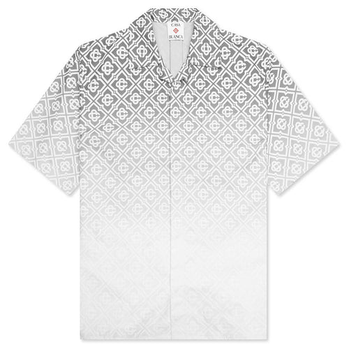 Gradient S S Cuban Collar Shirt Grey