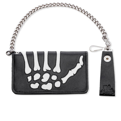 Vanson Bones Chain Wallet Black