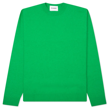 Crewneck Long Sleeve Jumper Girl Scout Green