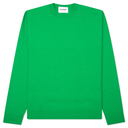 Crewneck Long Sleeve Jumper Girl Scout Green