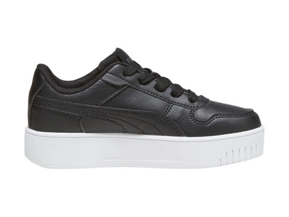 Tenis PUMA Carina Street Negro y Oro Rosa para Niña