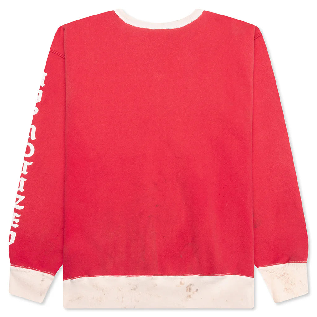 Soft Love Crew Sweater Red