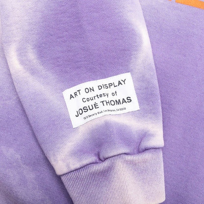 French Zip Hoodie Purple