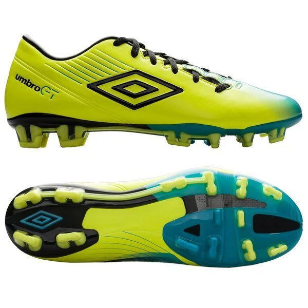 Umbro GT II Pro A FG Firm Ground Soccer Cleats Neon Black