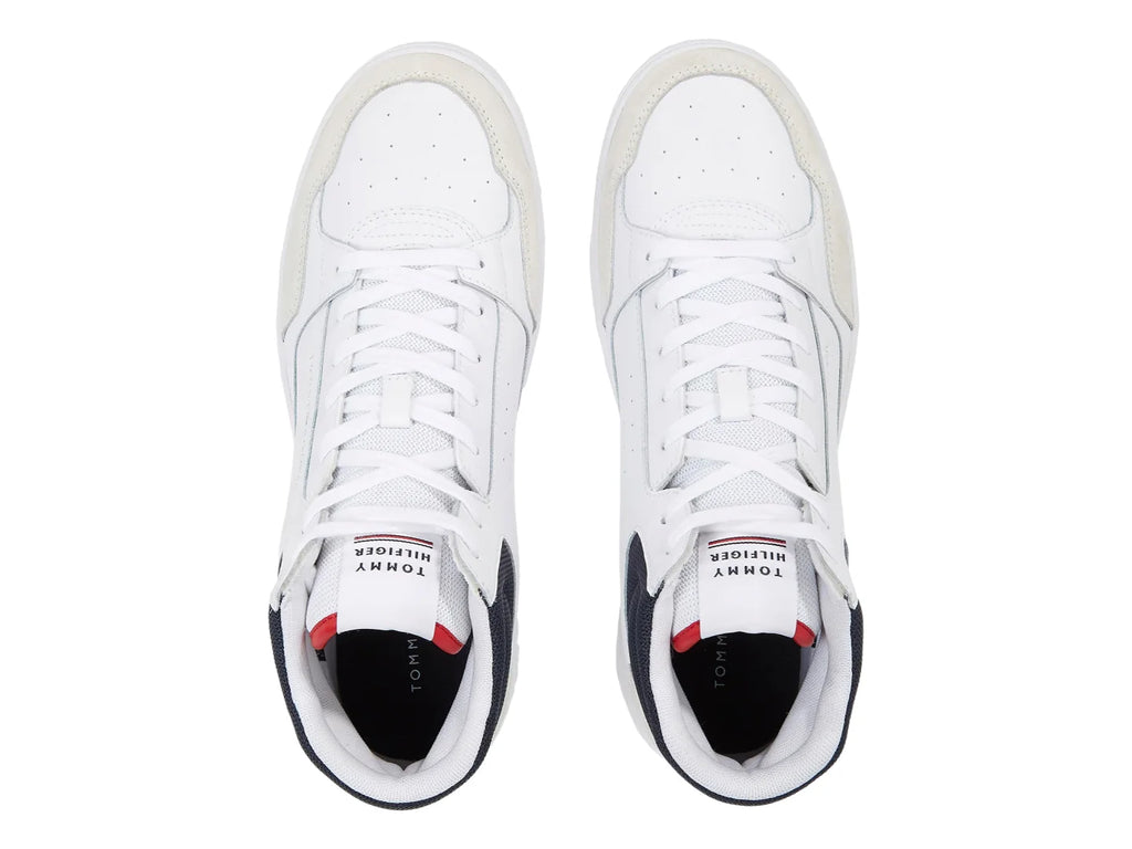 Tenis Tommy Hilfiger Basket Core Blanco para Hombre