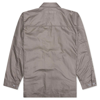 Multi Pocket Chore Jacket Grey Beige