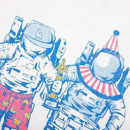 Saint Michael x Sean Wotherspoon Astro Distant Times Freaks T Shirt White
