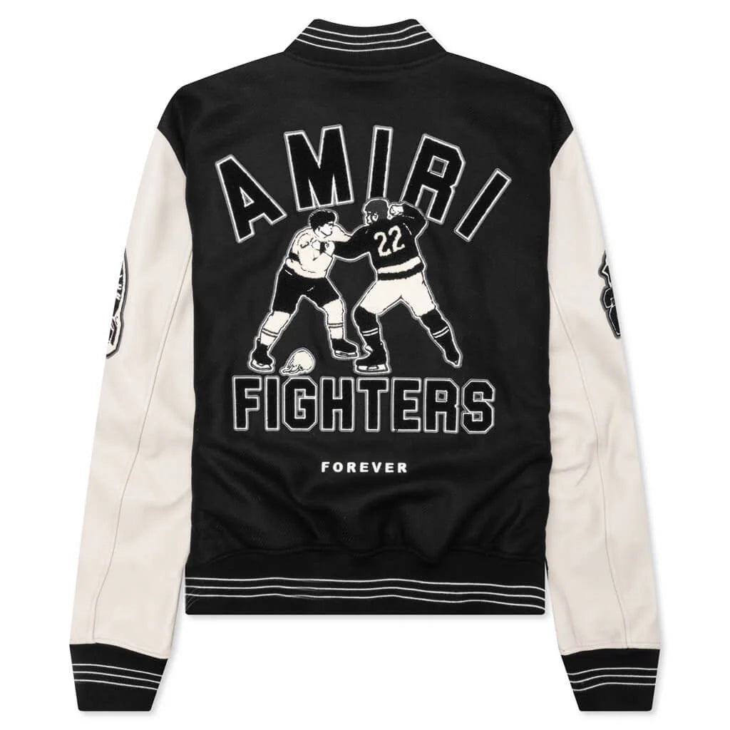 Hockey Varsity Bomber Black