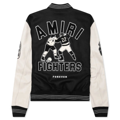 Hockey Varsity Bomber Black