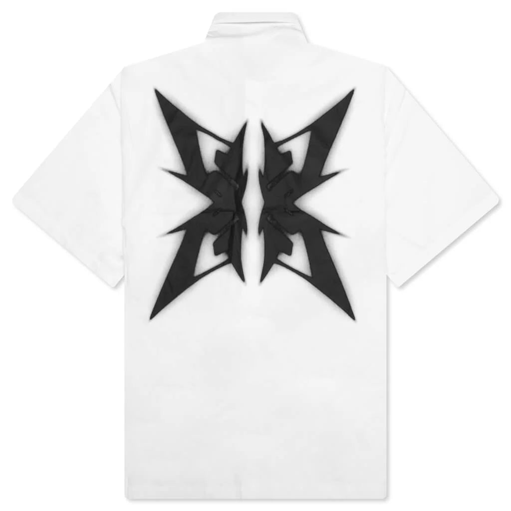 Hawaii Shirt w Front Pocket White