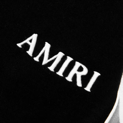 Oversized Panel Track Pant Black