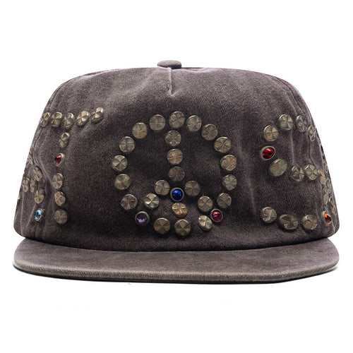 Studded Wrap Around Hat Brown