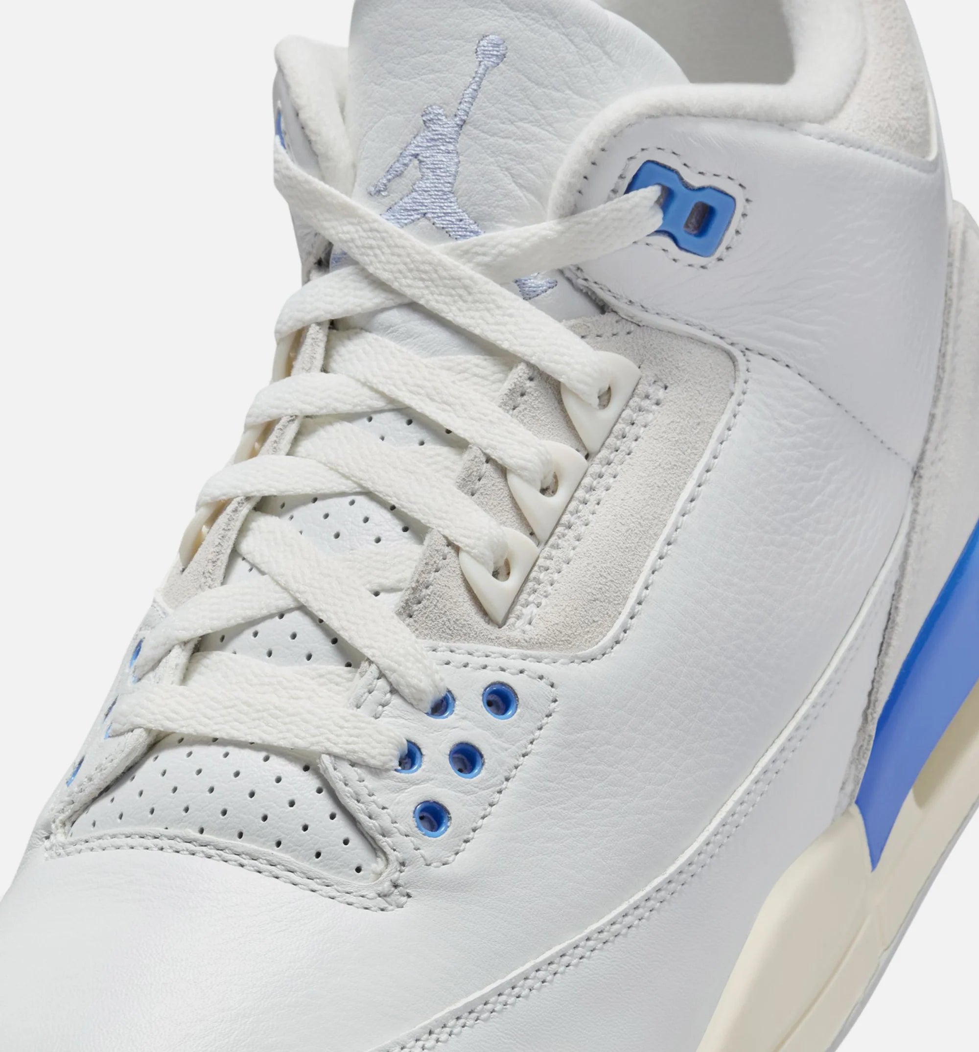 Air Jordan 3 Retro Lucky Shorts Mens Lifestyle Shoe Summit White Hydrogen Blue Legend Blue