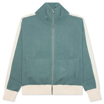 RB Knit Track Jacket Ivory Spa