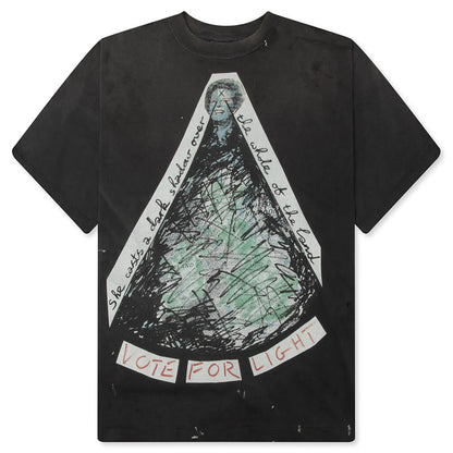 Saint M6 x Jamie Reid Vote F Light S S T Shirt Black