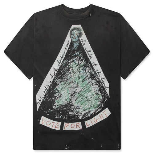 Saint M6 x Jamie Reid Vote F Light S S T Shirt Black