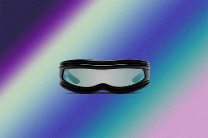 Ray Ban x AAP Rocky Ultra Wrap 001 Black Light Grey Mirror Blue