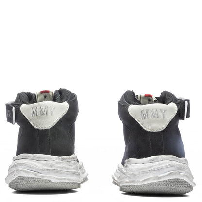Wayne Brushed Suede High Black
