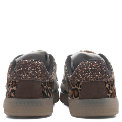Womens Leopard Pacific Bones Brown