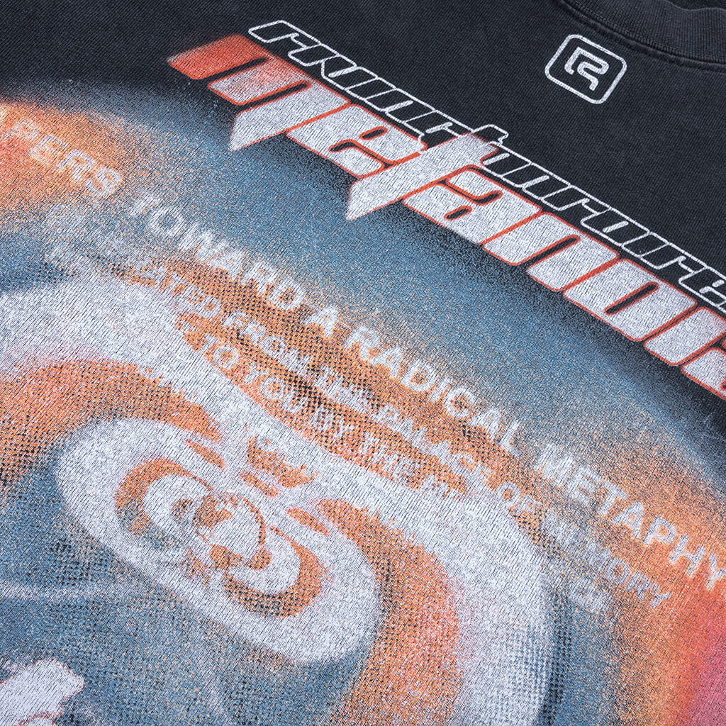 Divinity Paper Garden L S Tee Faded Black