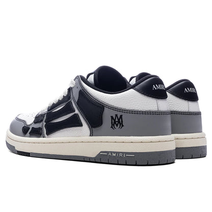 Womens Varsity Skel Top Low Black