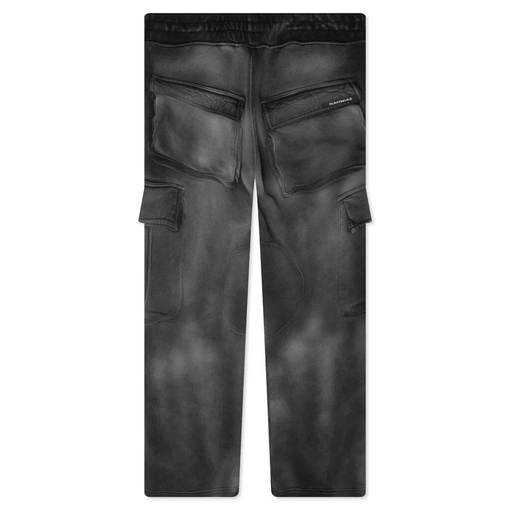 Sunfade Logo Cargo Sweatpant Faded Black