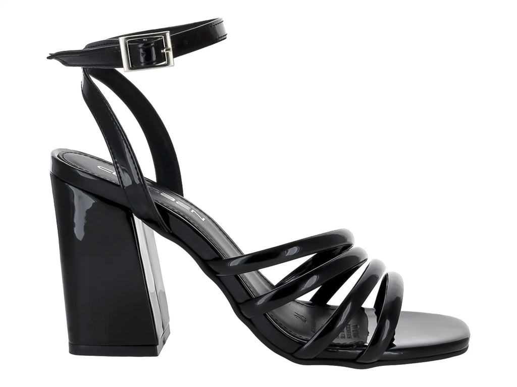 Sandalias Clasben Negro Charol para Mujer