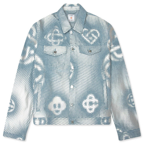 Pearlescent Monogram Denim Jacket Pearlescent