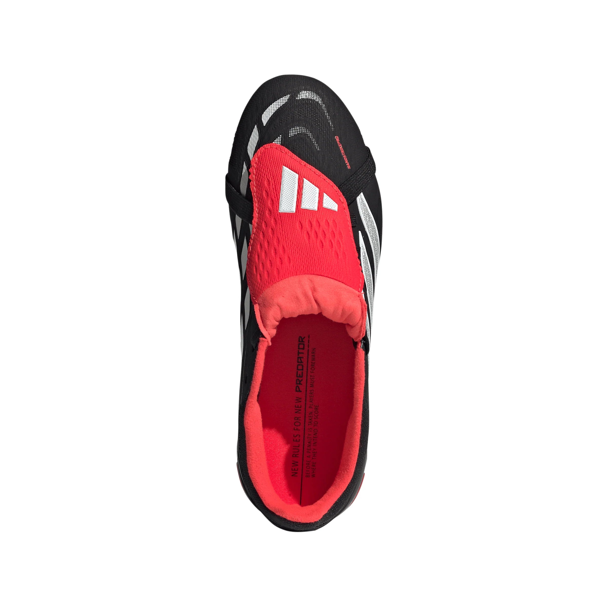 adidas Predator Elite Fold Over Tongue FG Firm Ground Youth Soccer Cleats Black