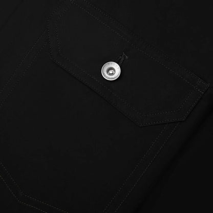 Cotton Typewriter Jacket Black