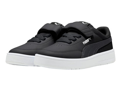 Tenis PUMA Court Classic Clean Negros para Niño