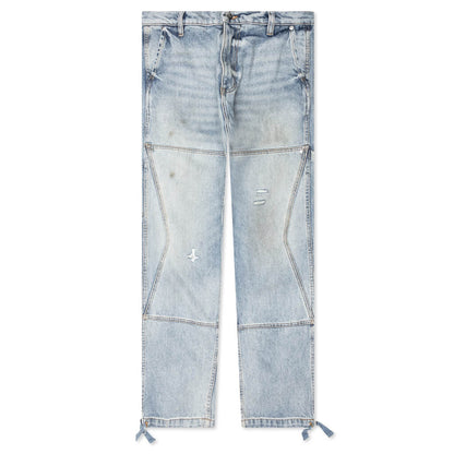 Reza Denim Double Knee Pant Indigo