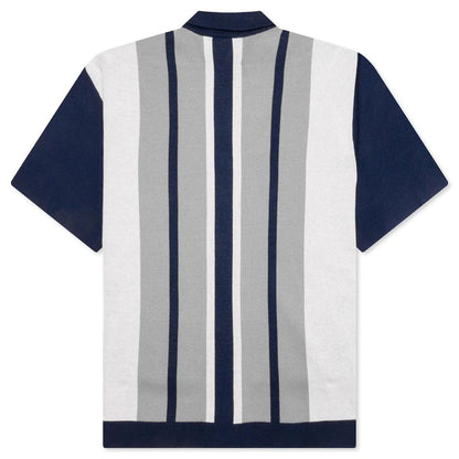 Knit Camp Collar Grey