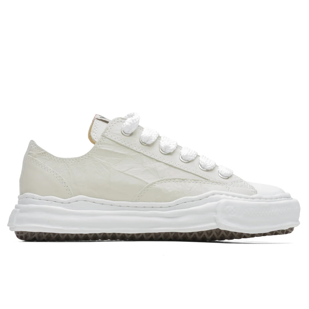 Peterson Low OG Sole Paper Like Leather Sneaker White
