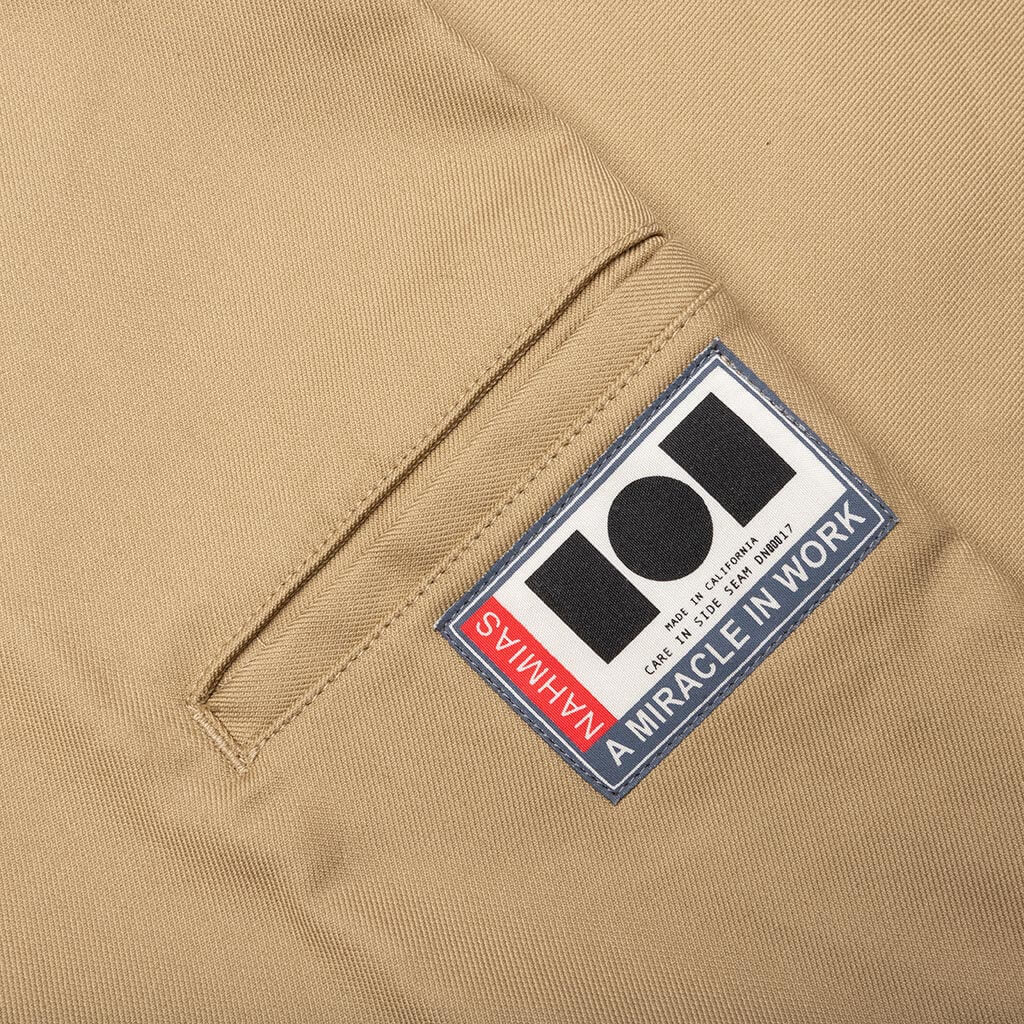 Knit Patchwork Worker Pant Sand