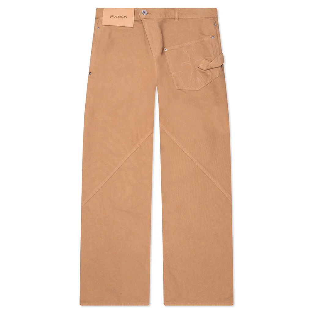 Twisted Workwear Trousers Flax