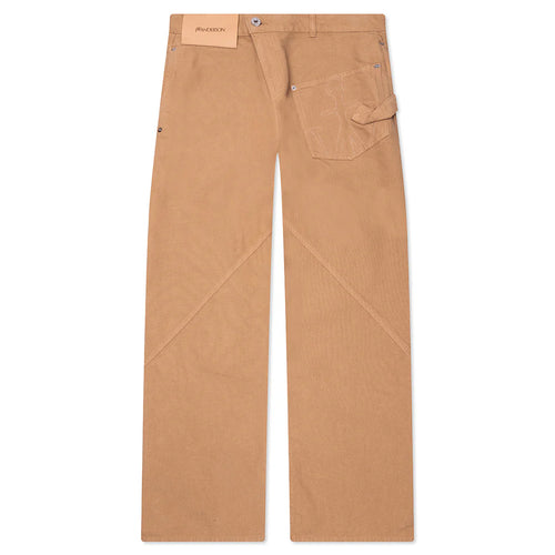 Twisted Workwear Trousers Flax
