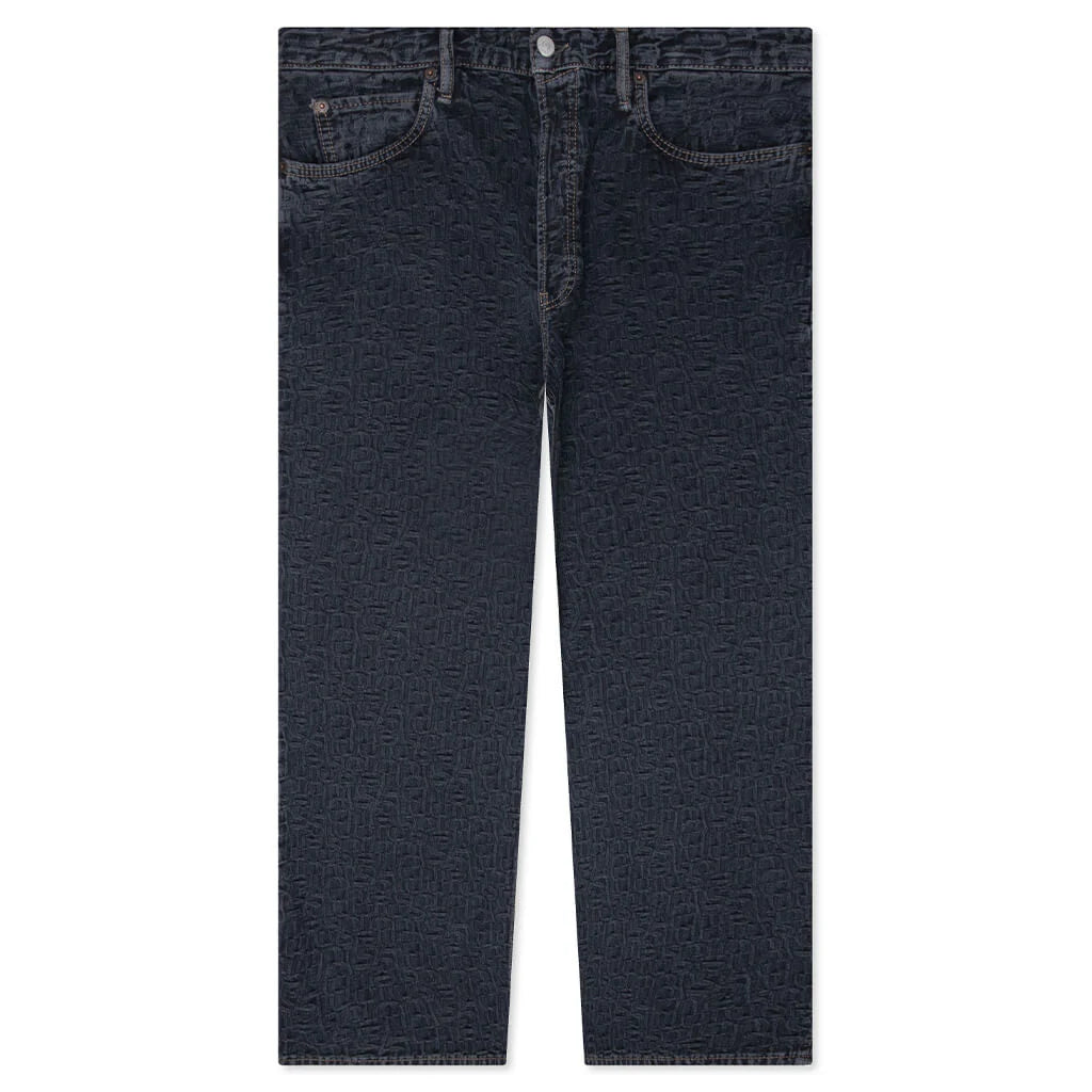 Baggy Fit Jeans 1981M Monogram Blue Black