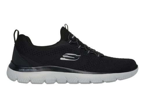 Tenis Skechers Negro y Gris para Hombre