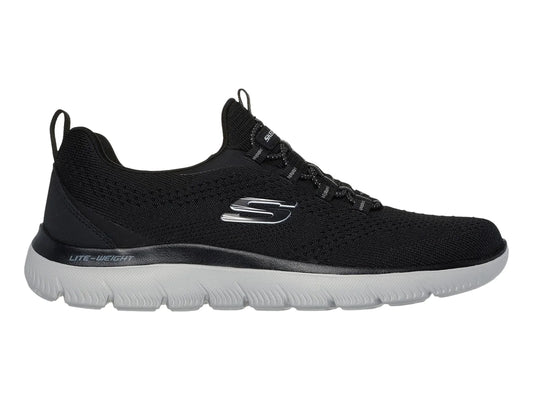 Tenis Skechers Negro y Gris para Hombre