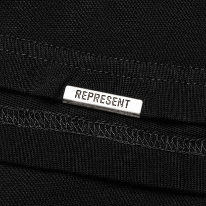 Feature x Represent Head 2 Head T Shirt Stained Black