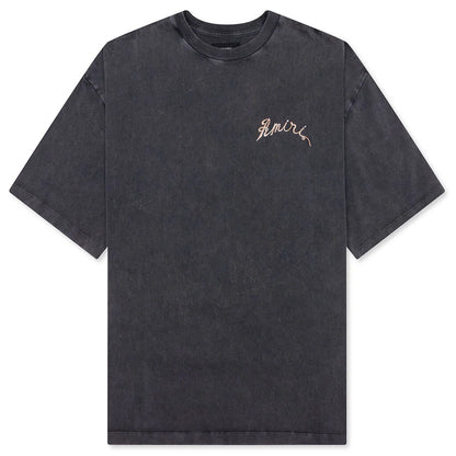 Amiri Dragon Oversized Tee Black