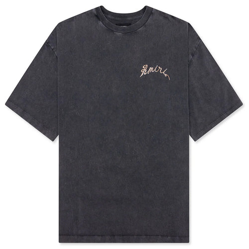 Amiri Dragon Oversized Tee Black