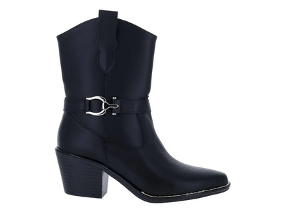 Botines Luna Rosa Diva Negros para Mujer