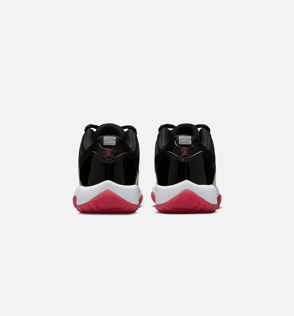 Air Jordan 11 Retro Bred Grade School Lifestyle Shoe Black Varsity Red White Free Shipping