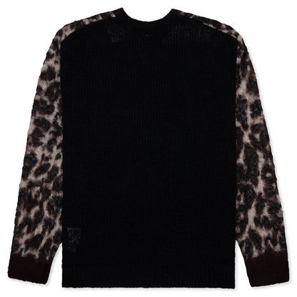 Leopard Cardigan Brown Black