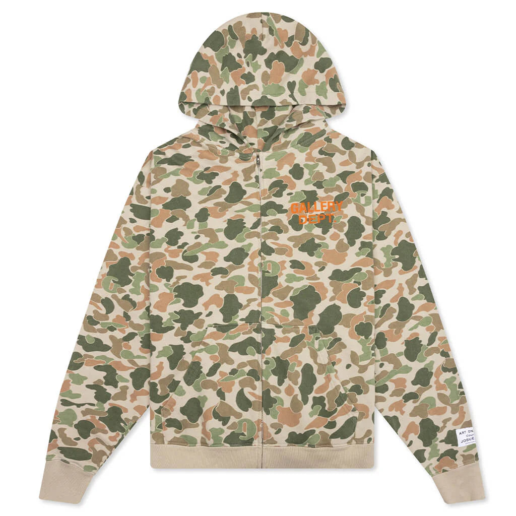 90s Full Zip Frog Camo Plains