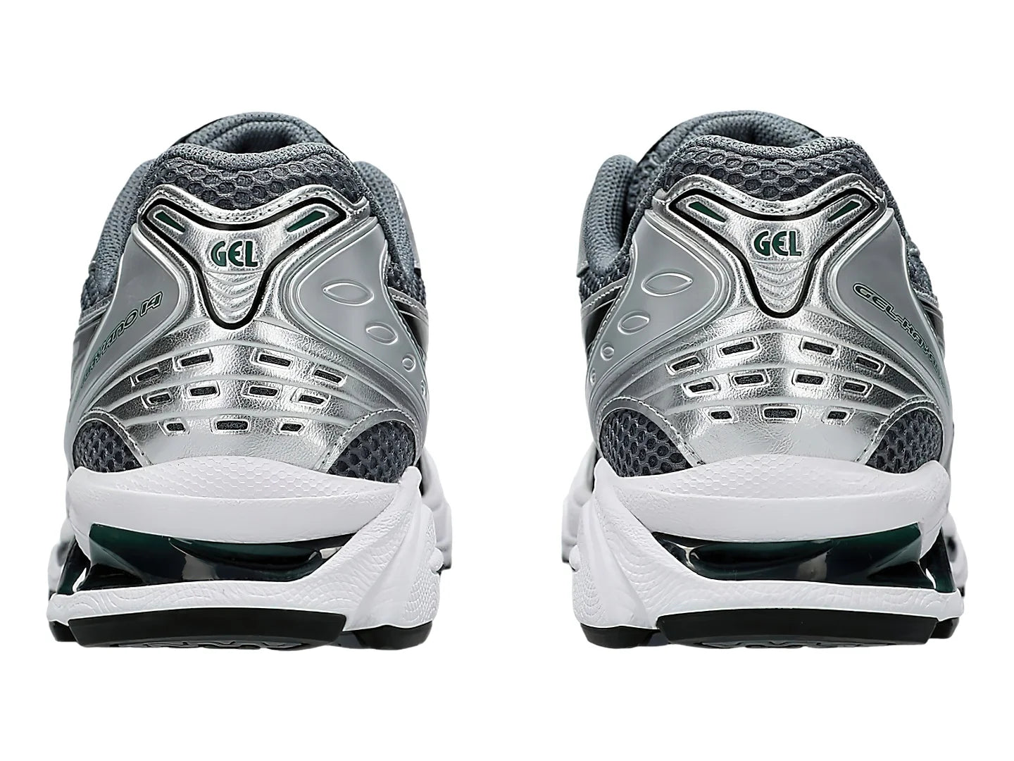 Tenis ASICS GEL KAYANO 14 Plateado y Verde para Hombre