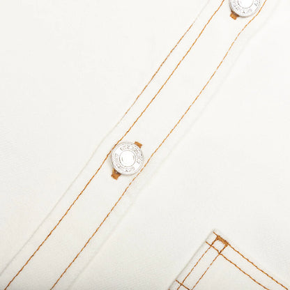 Couture Seam Overshirt White